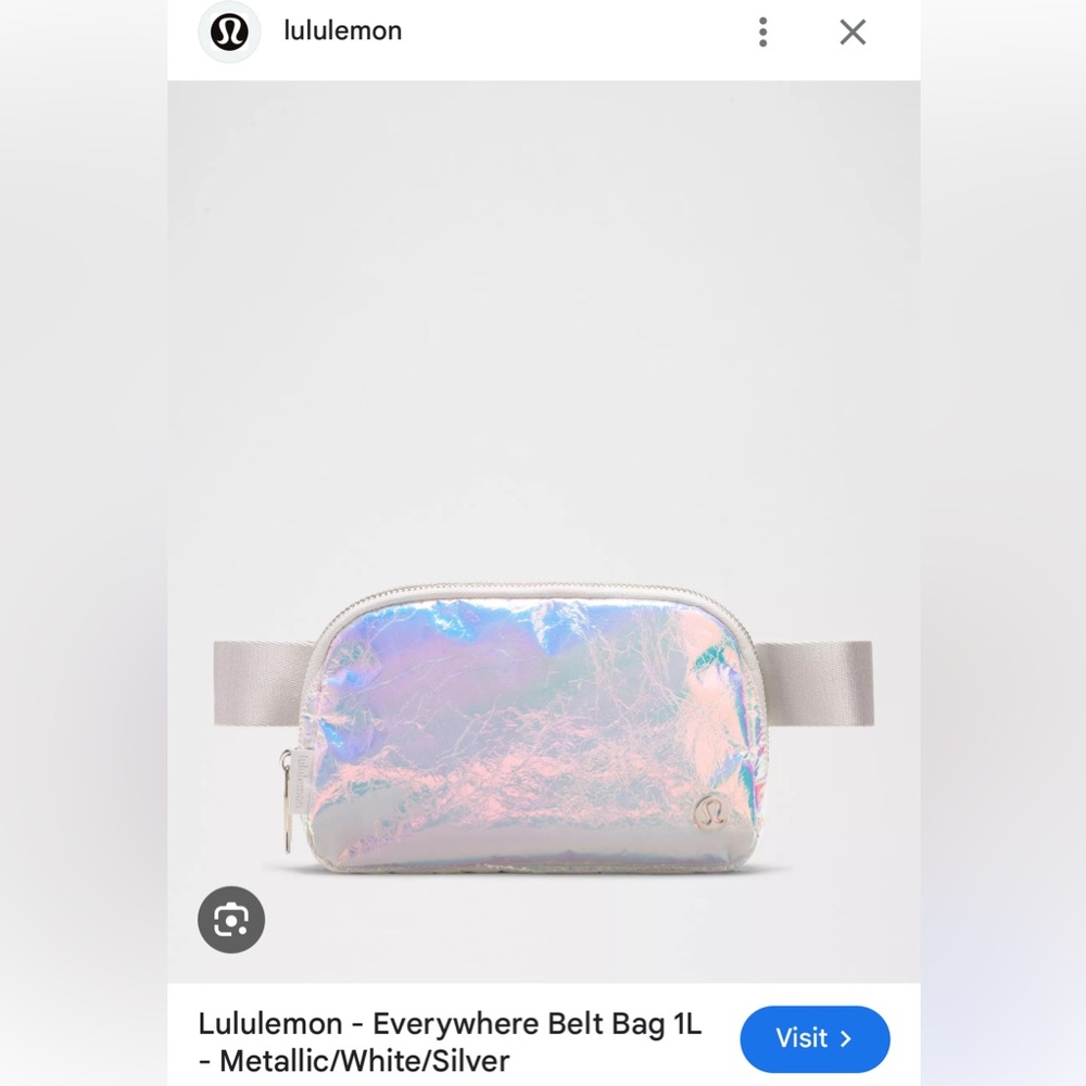 Lululemon Iridescent Beltbag Pouch